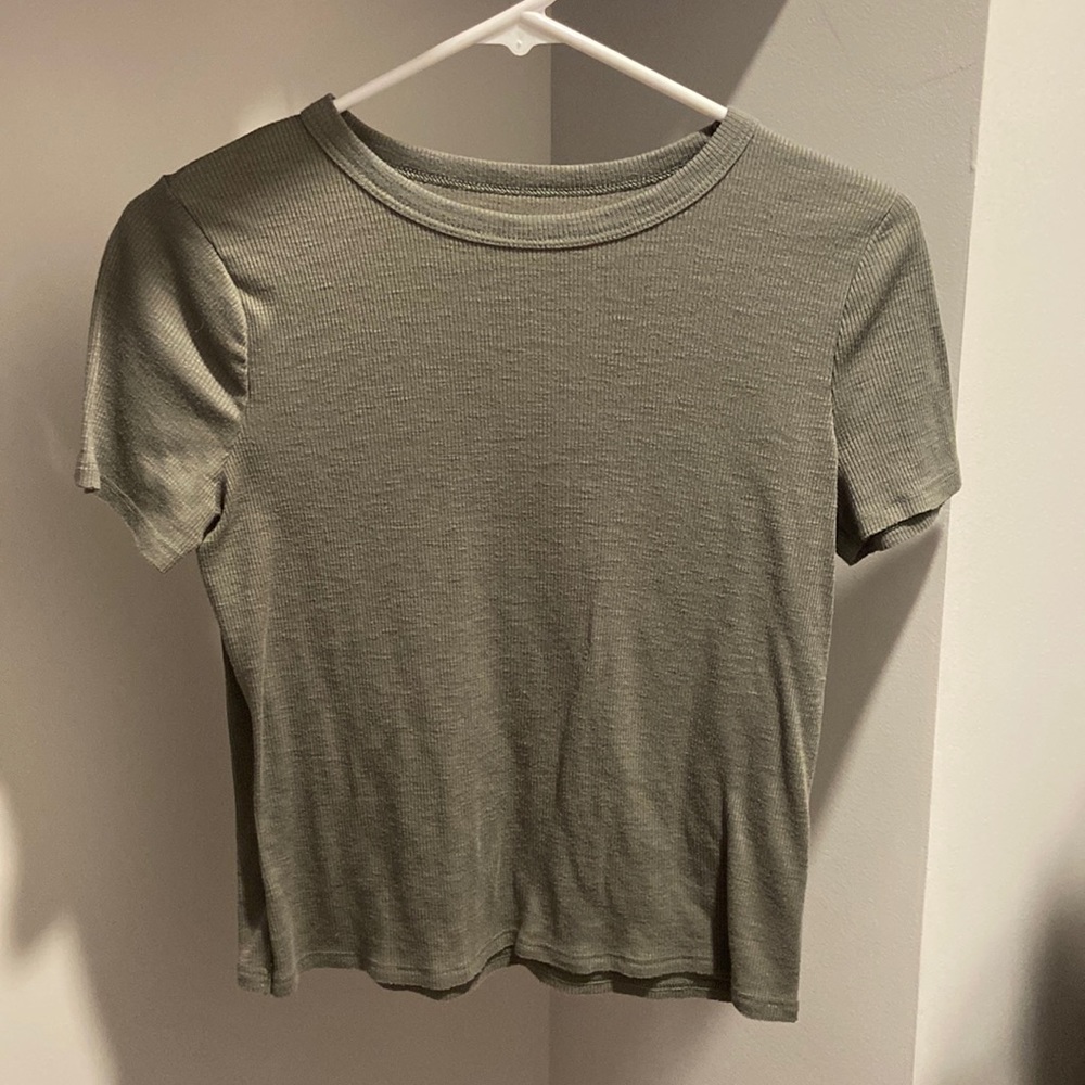 SO Olive Green Cropped T